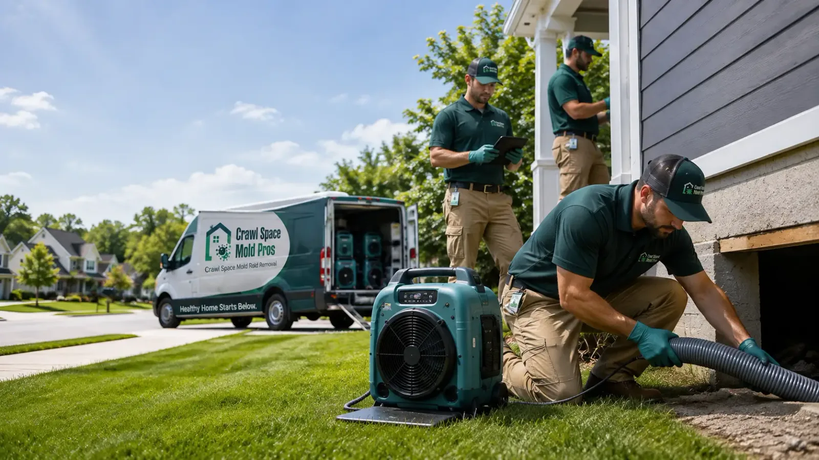 Crawl Space Mold Removal in Dennis, KS